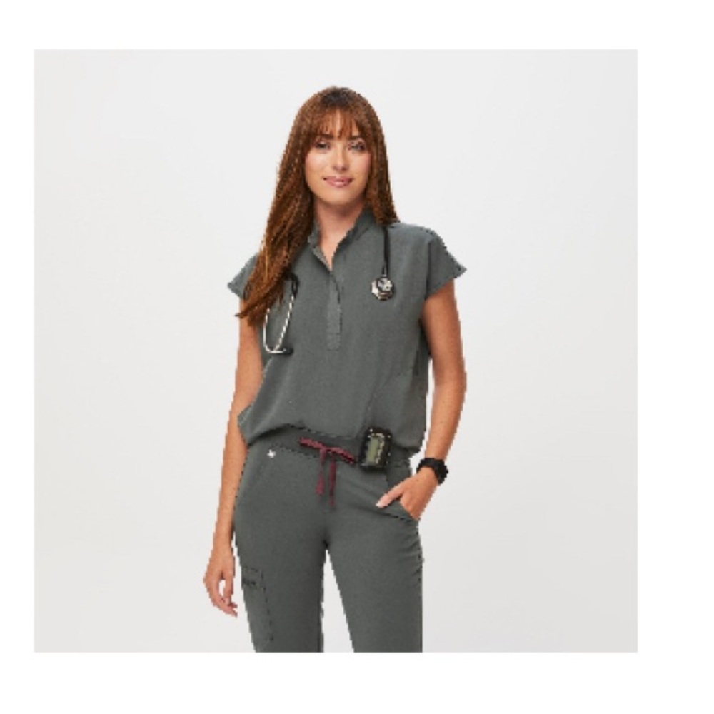 Figs Gray Women's Top